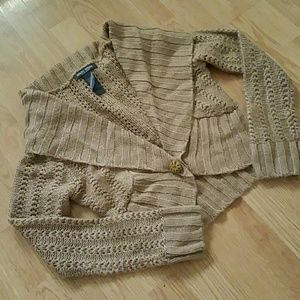 Shimmery knit sweater